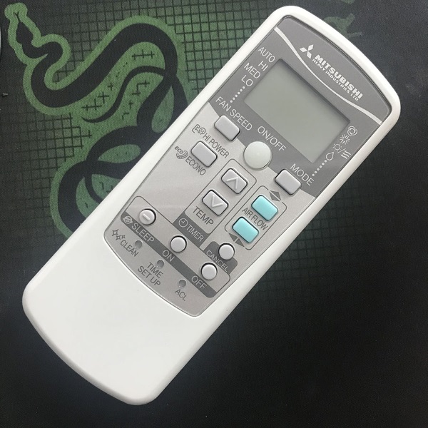 Các nút bấm trên remote điều hòa Mitsubishi Heavy