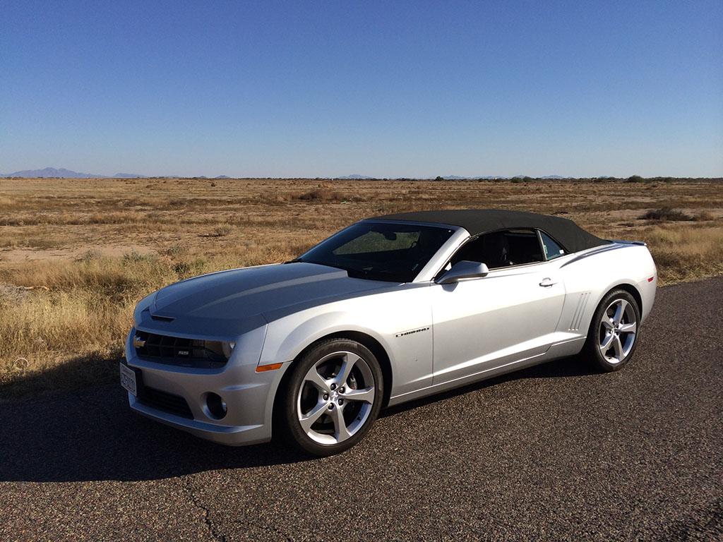 Silver Camaro SS