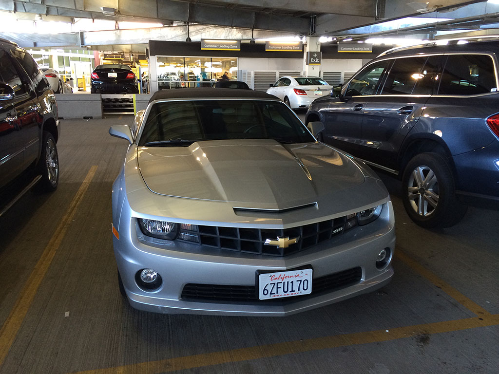 2013 Camaro SS at the PHX Hertz rental car lot