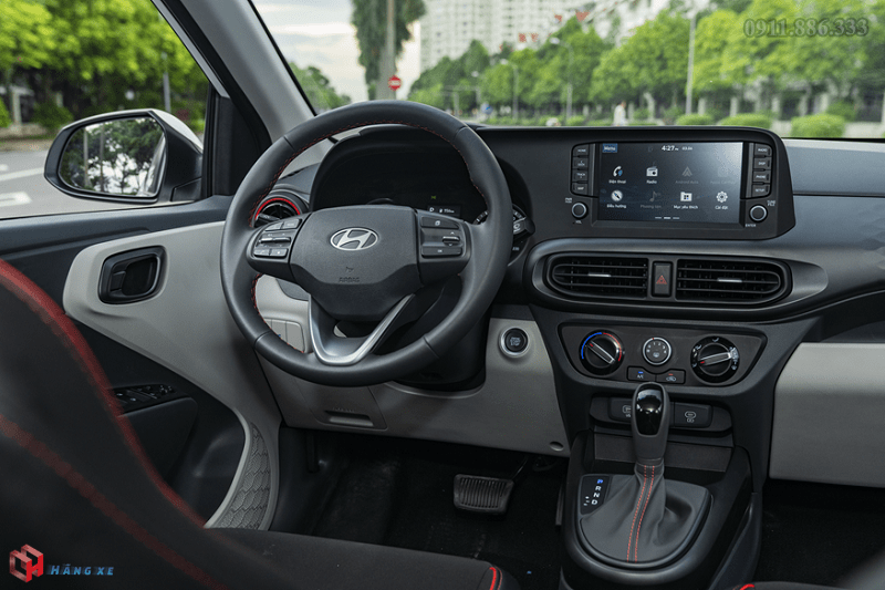 nội thất hyundai i10 sedan 2024 bản 1.2at