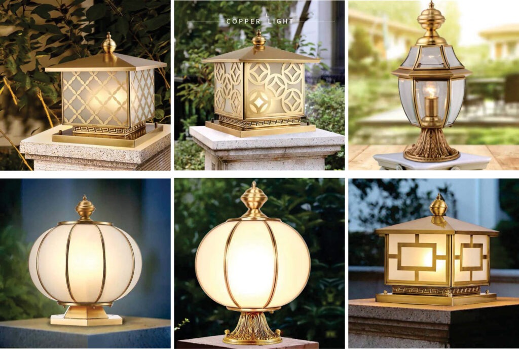 Các mẫu đèn trụ cổng đẹp được ưa chuộng