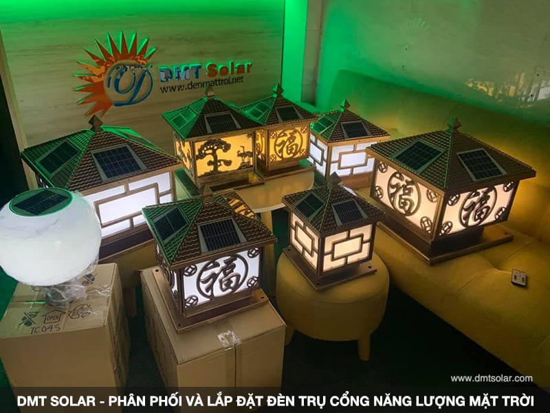 Các mẫu đèn năng lượng mặt trời trụ cổng