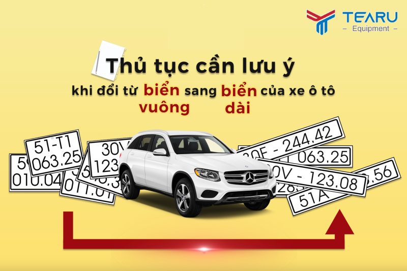 Thủ tục đổi biển cần đầy đủ giấy tờ liên quan