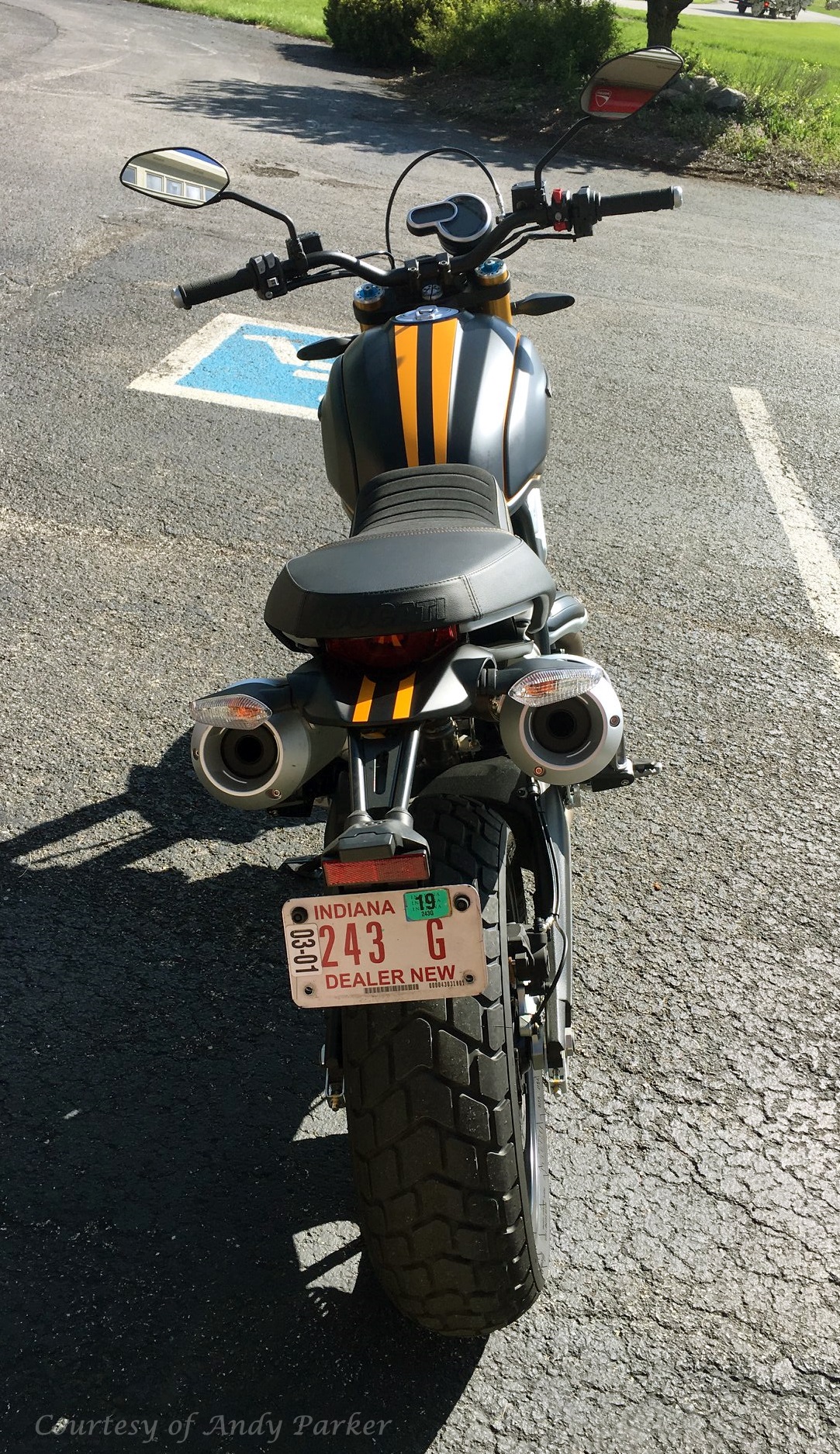 Ducati Scrambler 1100 Sport Rear Andy Parker
