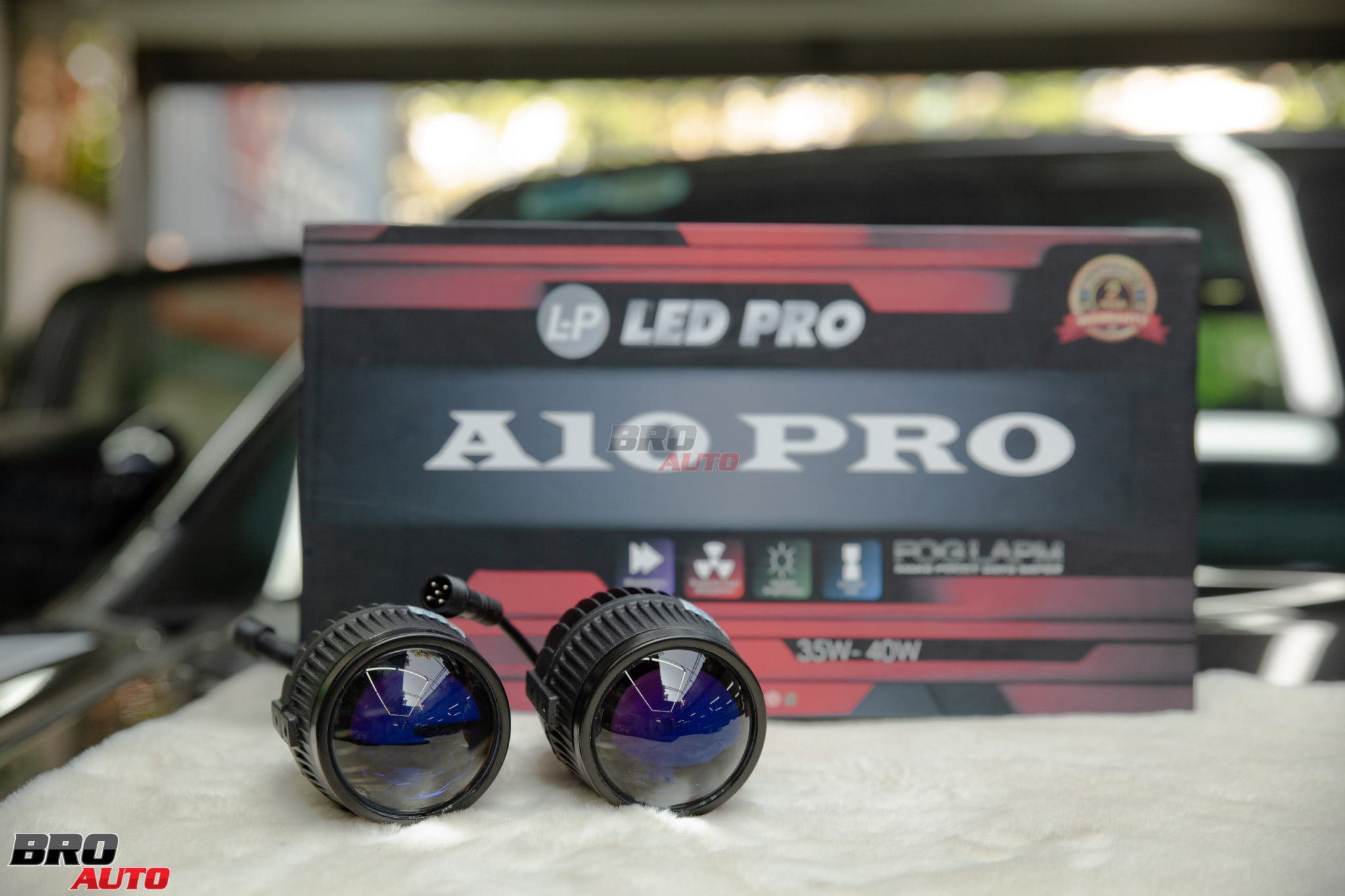 Độ bi led gầm A10 Pro cho Ford Raptor uy tín