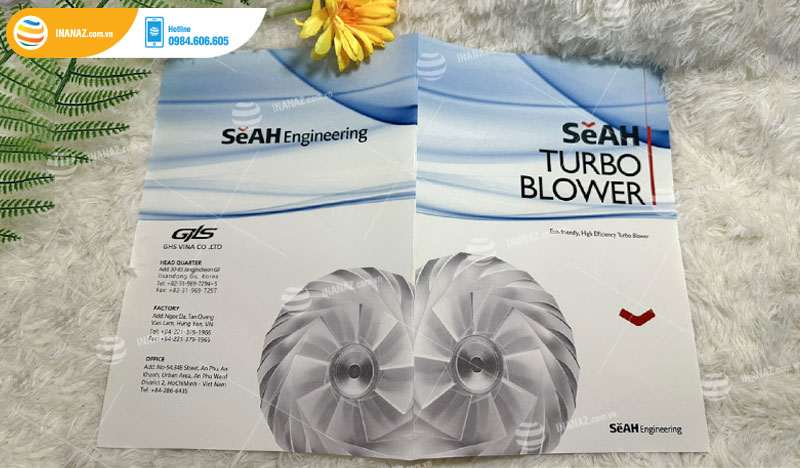 Mẫu tờ rơi quảng cáo sản phẩm Turbo Blower