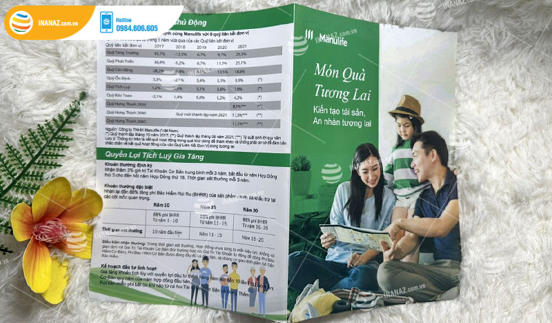 Mẫu tờ gấp tờ rơi quảng cáo cho Marulife