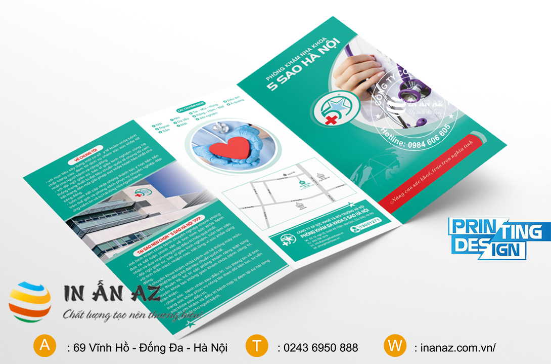 mẫu tờ gấp chuyên nghiệp