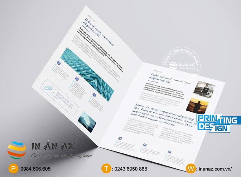 mẫu tờ gấp chuyên nghiệp - inanaz