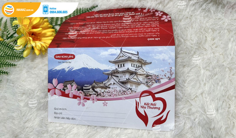 Mẫu tờ gấp 2 cho công ty DAI-ICHI-LIFE