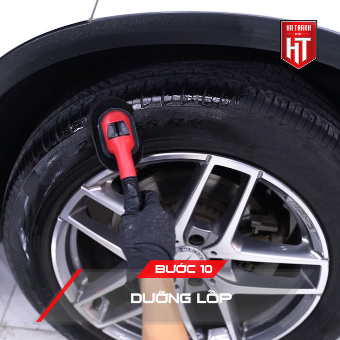 Vệ sinh và dưỡng lốp ô tô