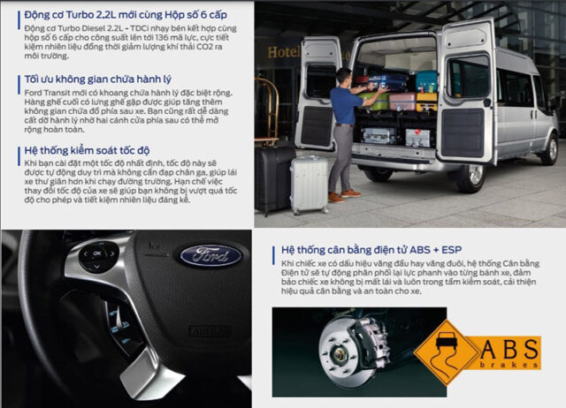Ford Transit 2023: Giá bán mới nhất, Đánh giá thông số kỹ thuật