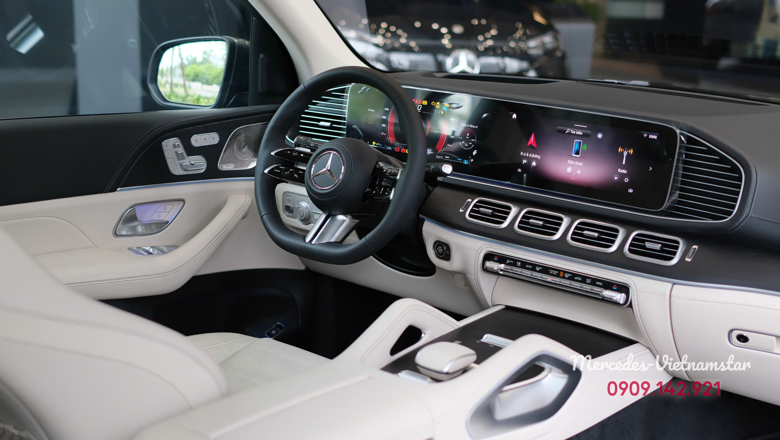 hệ thống âm thanh burmester 3d surround trên mercedes gls 450 2025
