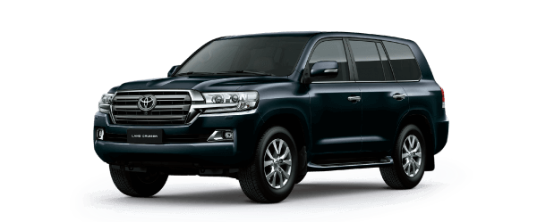 xe toyota Land Cruiser 2021 màu xanh đen