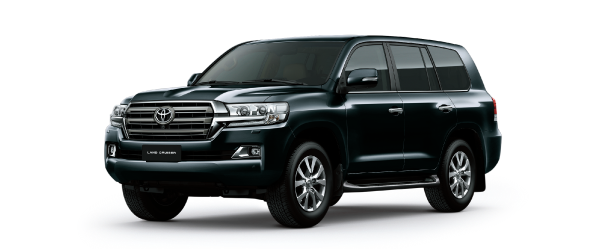 xe toyota Land Cruiser 2021 màu đen