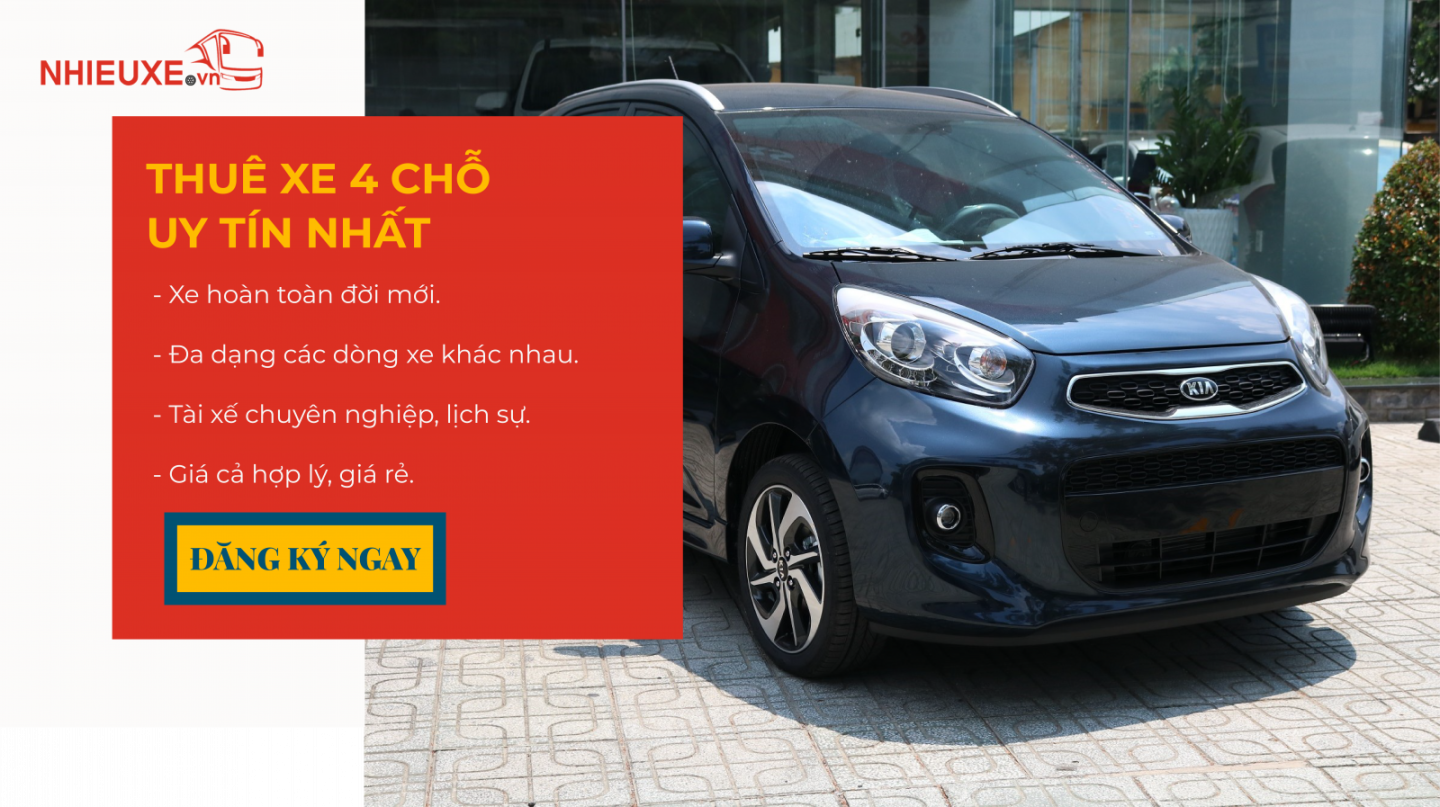 Bảng Giá Thuê Xe 4 Chỗ Tự Lái, Có Tài Tại HCM [07/2026]