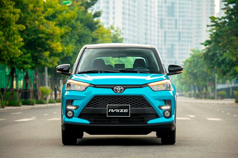 Toyota Raize 2022 màu xanh