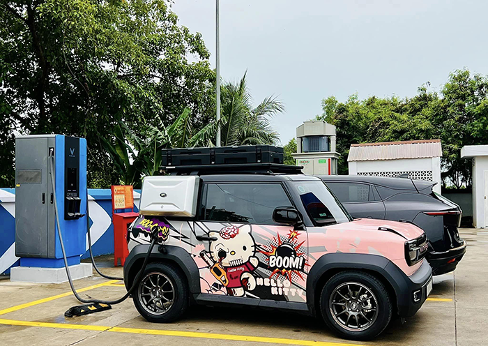 vinfast vf3 độ phong cách