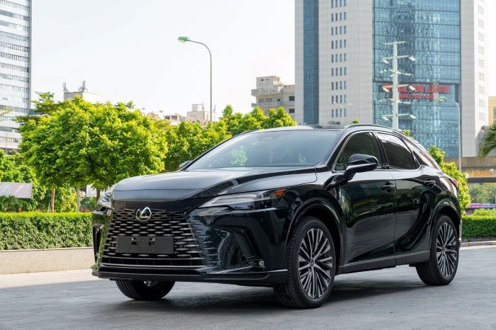 Lexus RX 350h Premium màu đen Graphite Black (223)