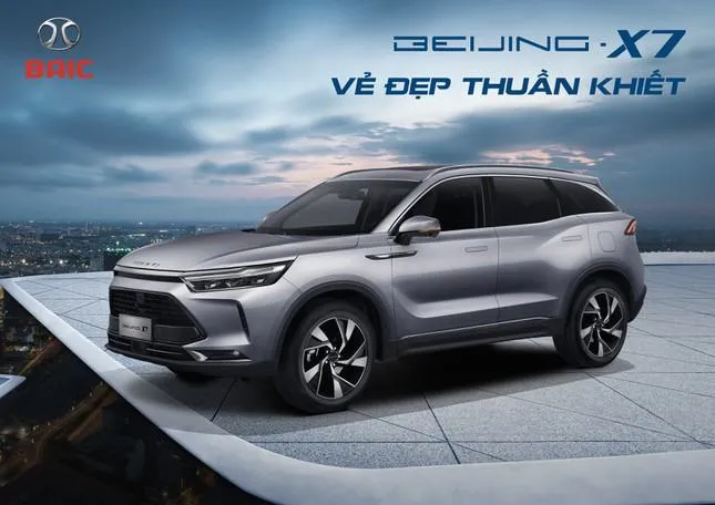 BAIC Beijing X7 2025: Thông số, Giá lăn bánh & Mua trả góp