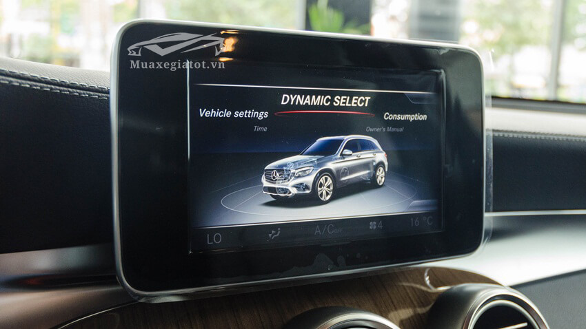 giải trí trên xe mercedes glc 250 2019 4matic
