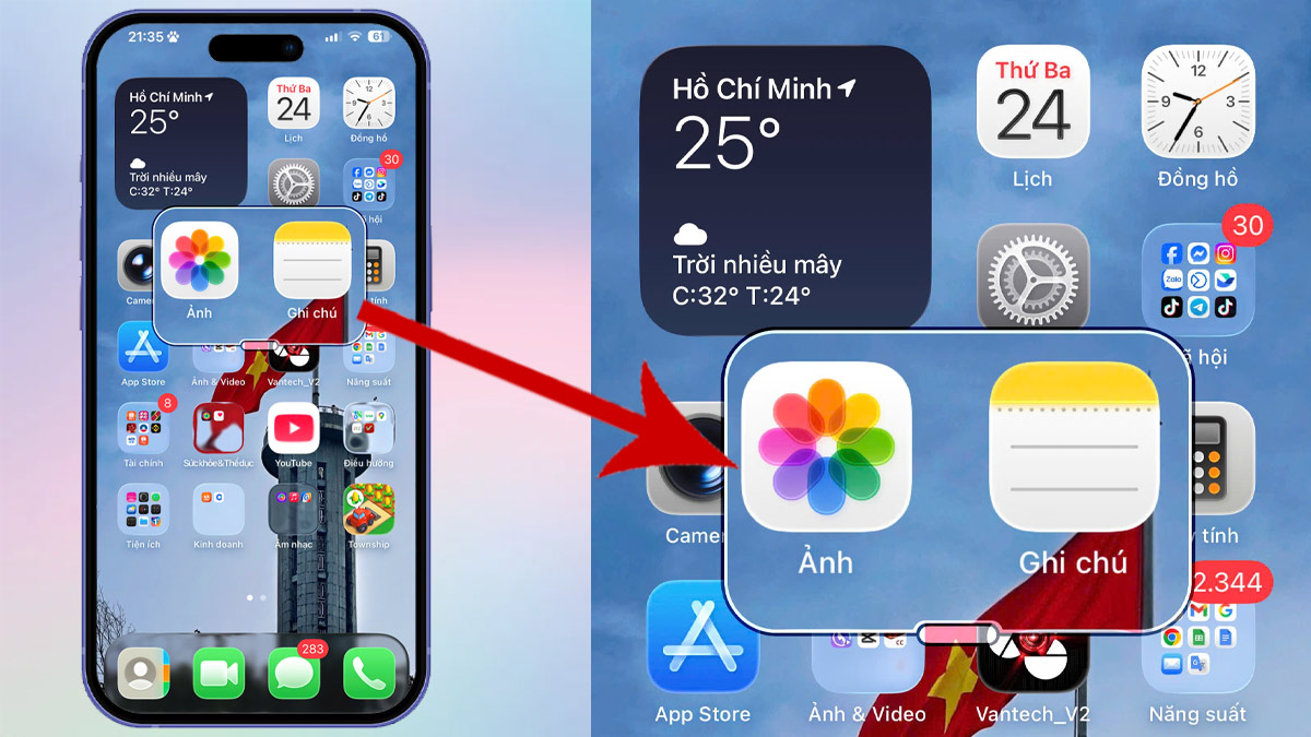 iPhone bị nhảy ô vuông xanh là lỗi gì? Có phải hỏng màn hình không?