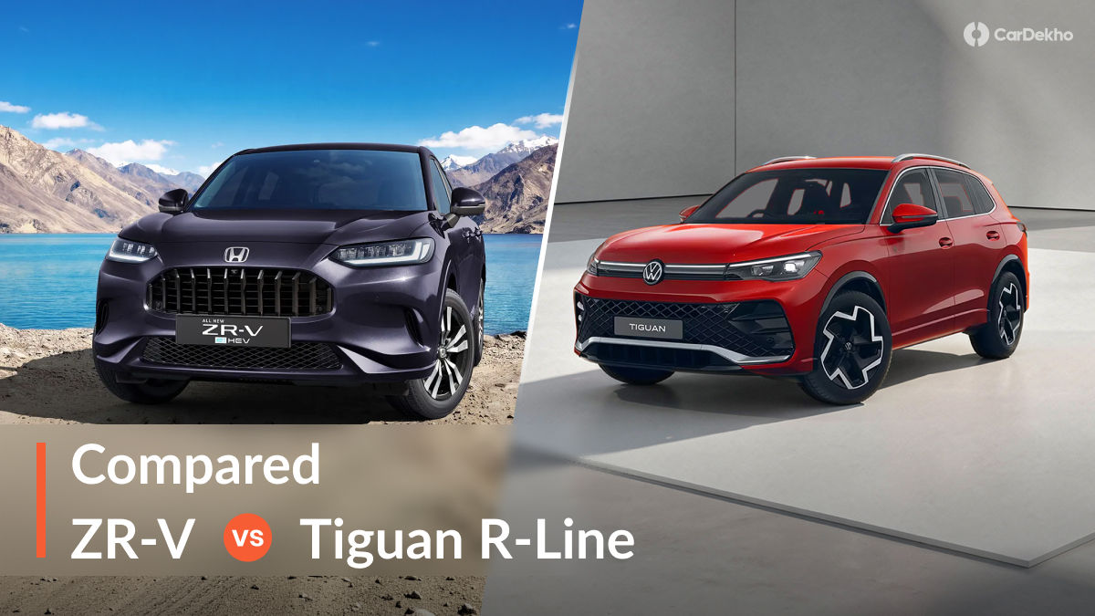 2026 Honda ZR-V Vs Volkswagen Tiguan R-Line Compared: Which SUV Should You Pick For Your Family?
