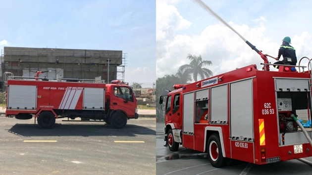 Có bắt buộc đánh dấu các góc của bãi đỗ xe chữa cháy không?
