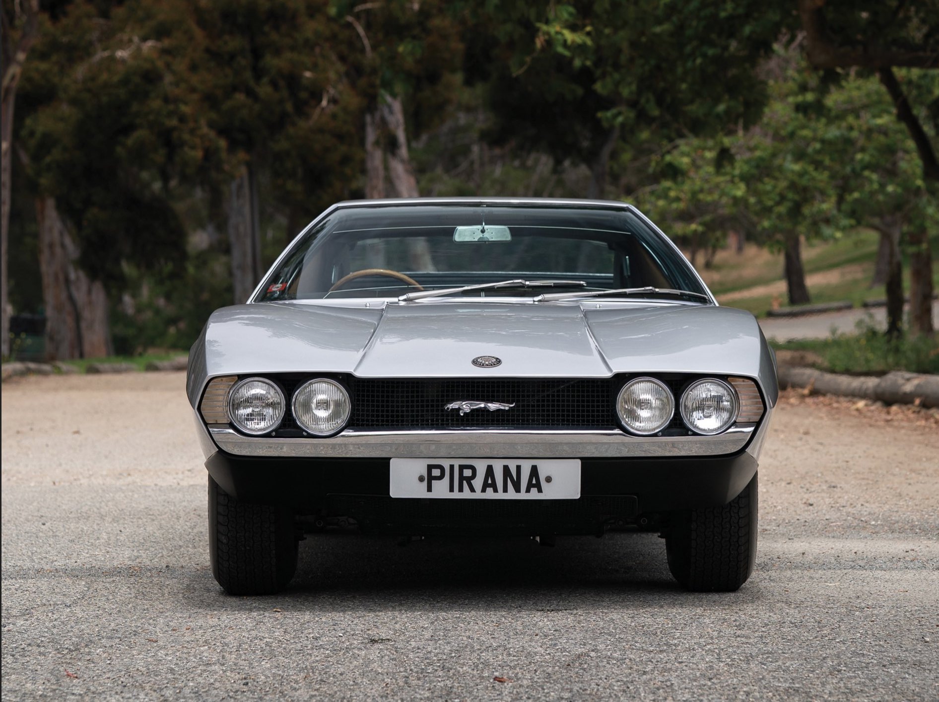 Lamborghini Espada prototype from the rear
