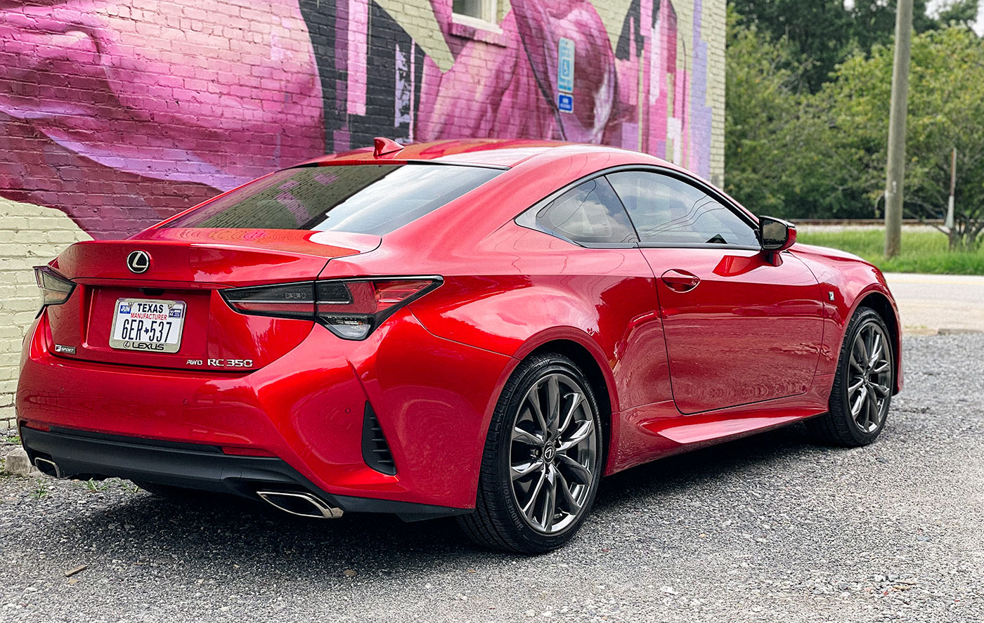 Driving the 2021 RC 350 F SPORT AWD