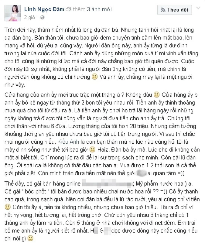 Đường tình lận đận của Linh Ngọc Đàm: 29 tuổi, 7 mối tình