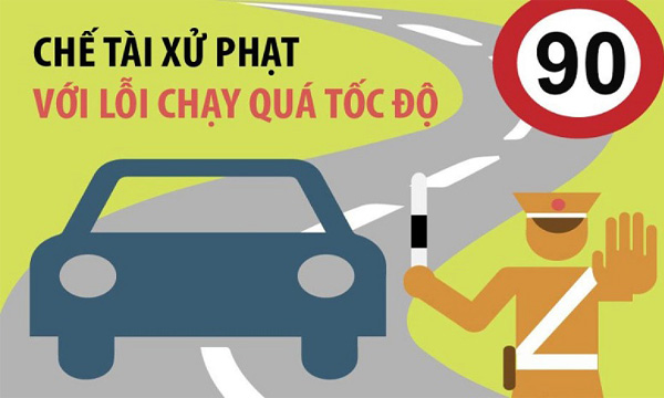 Lỗi ô tô vượt quá tốc độ