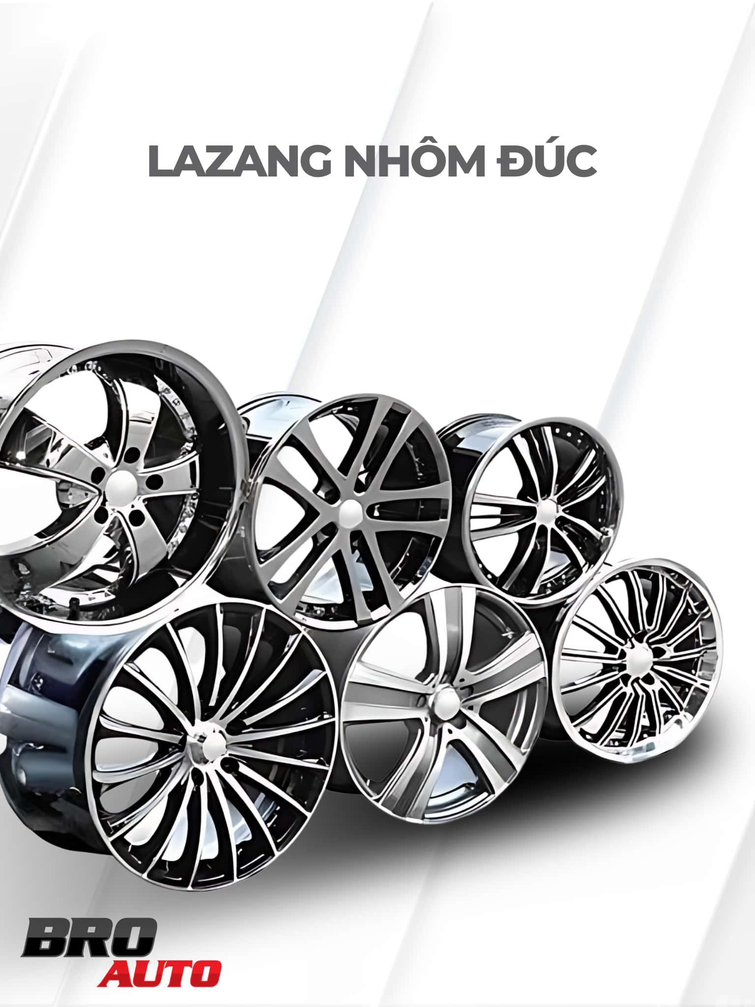 Lazang nhôm đúc sang trọng và phong cách
