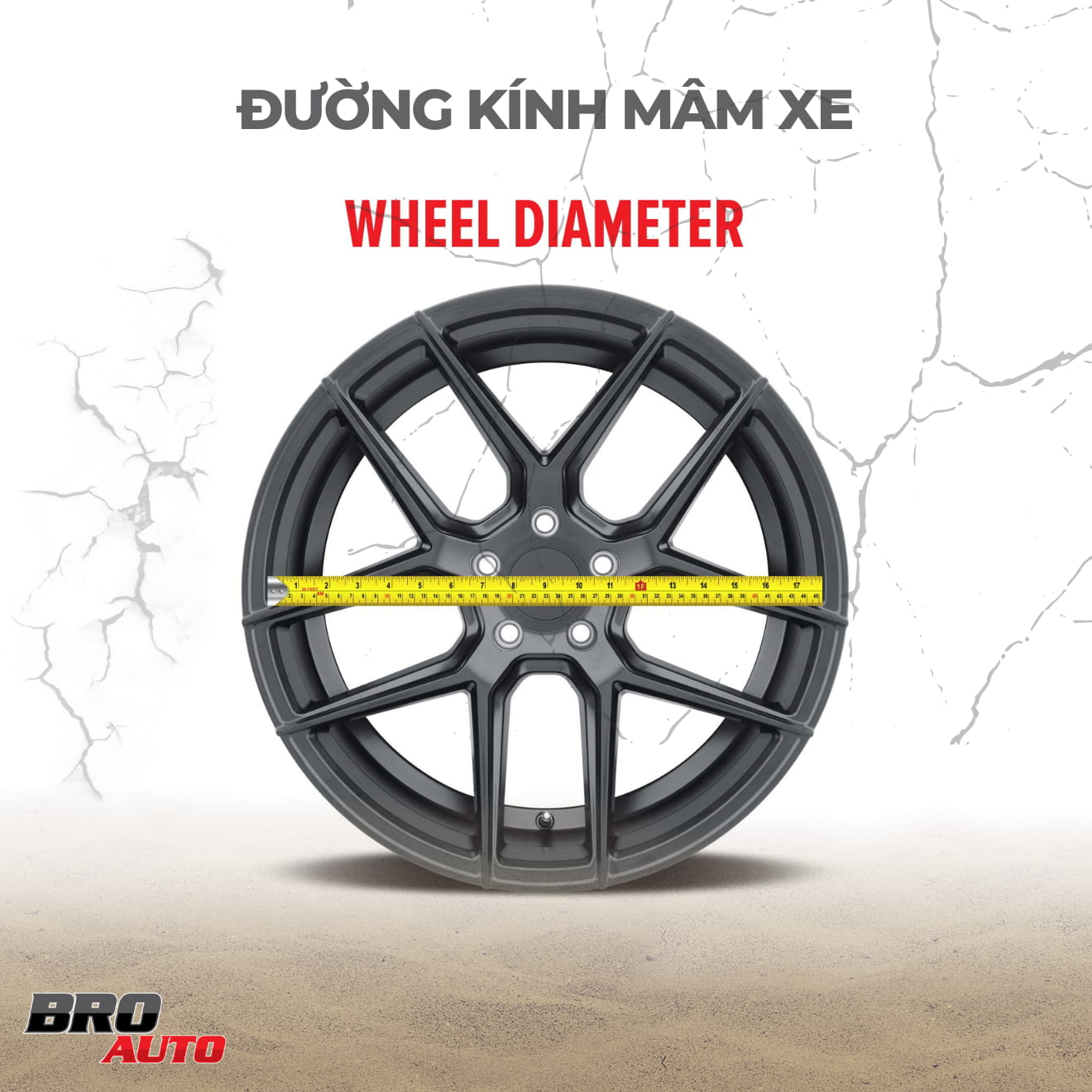 Đường kính mâm xe ô tô