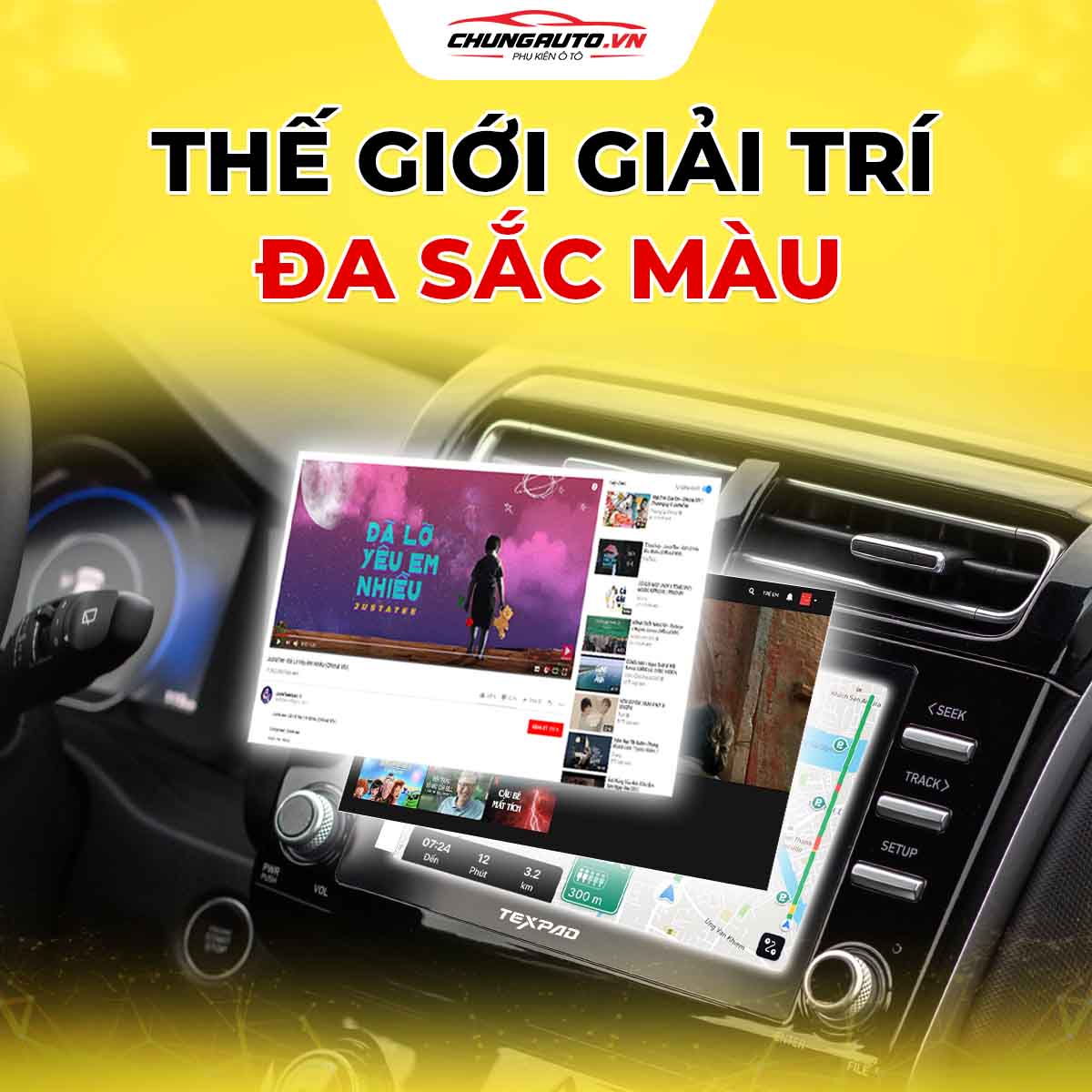 Màn hình android nâng cao trải nghiệm giái trí