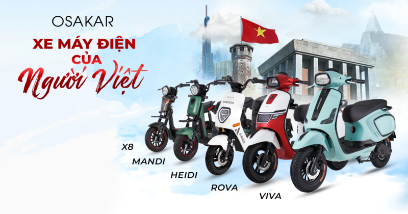 OSAKAR - Xe máy điện của người Việt vì một tương lai xanh