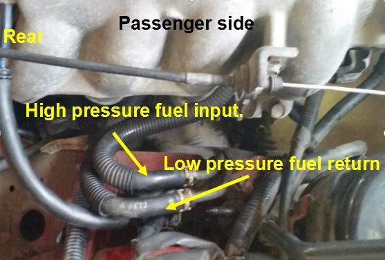 1995 Miata, fuel lines