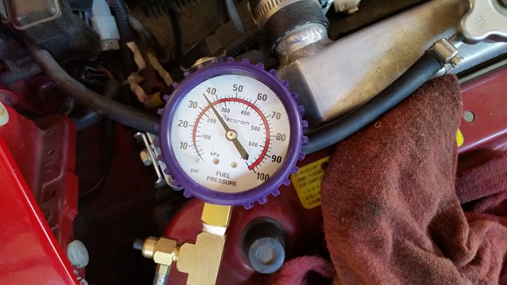 Miata, normal fuel pressure