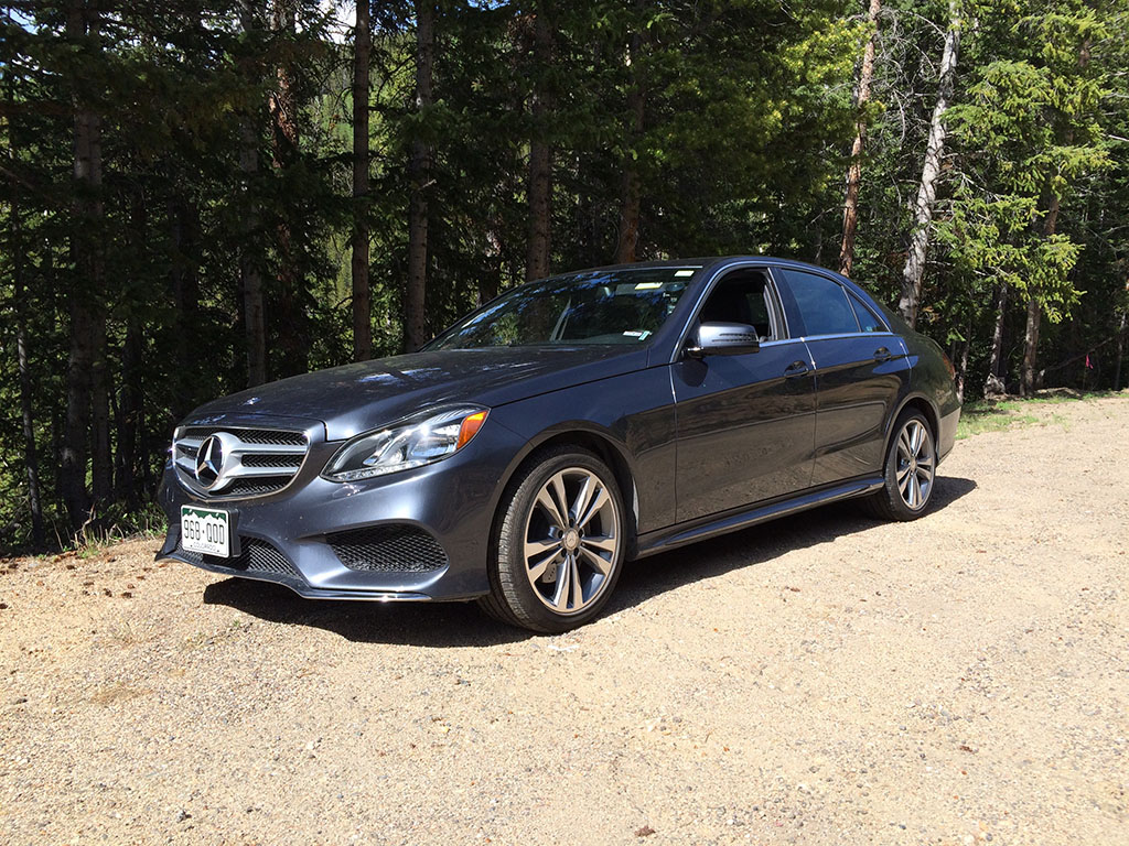 2015 mercedes e350 front 3/4 view