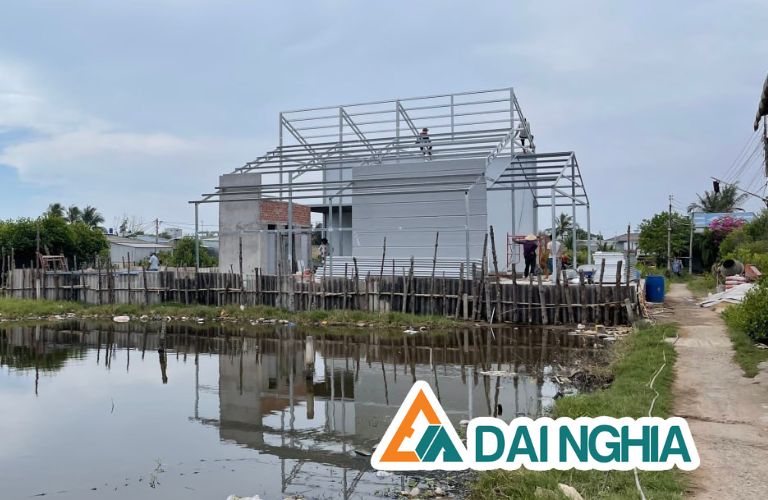 Thi công nhà lắp ráp panel giá rẻ, chất lượng