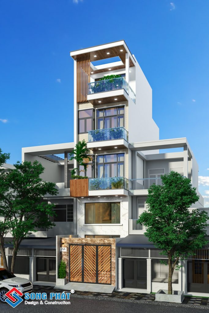 Nhà 4x16m phong cách tân cổ điển cứng cáp