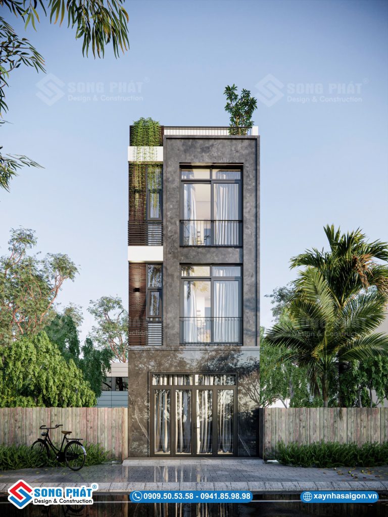 Nhà trệt 2 lầu sân thượng 4x11m, CĐT Anh Xuân Bình - Tân Bình