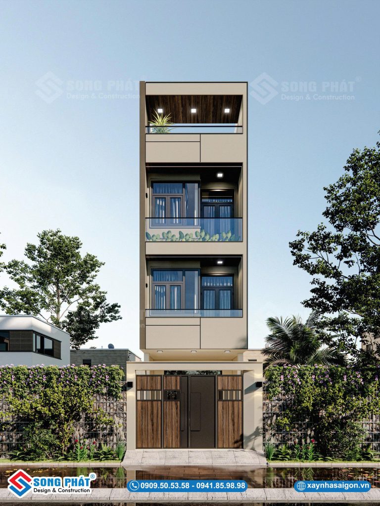 Nhà 1 trệt 2 lầu sân thượng 4x24m, CĐT Anh Huy - Quận 8