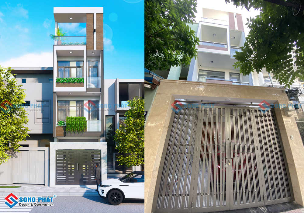 Thiết kế hình khối vuông độc đáo