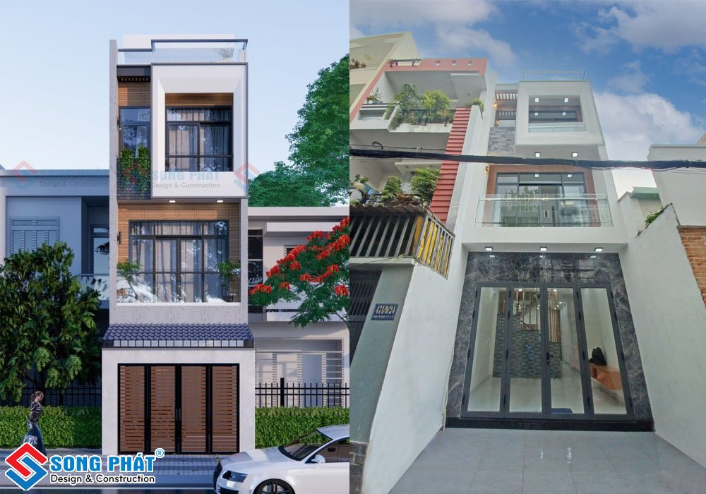 Thiết kế cửa kính lấy sáng cho không gian nhà