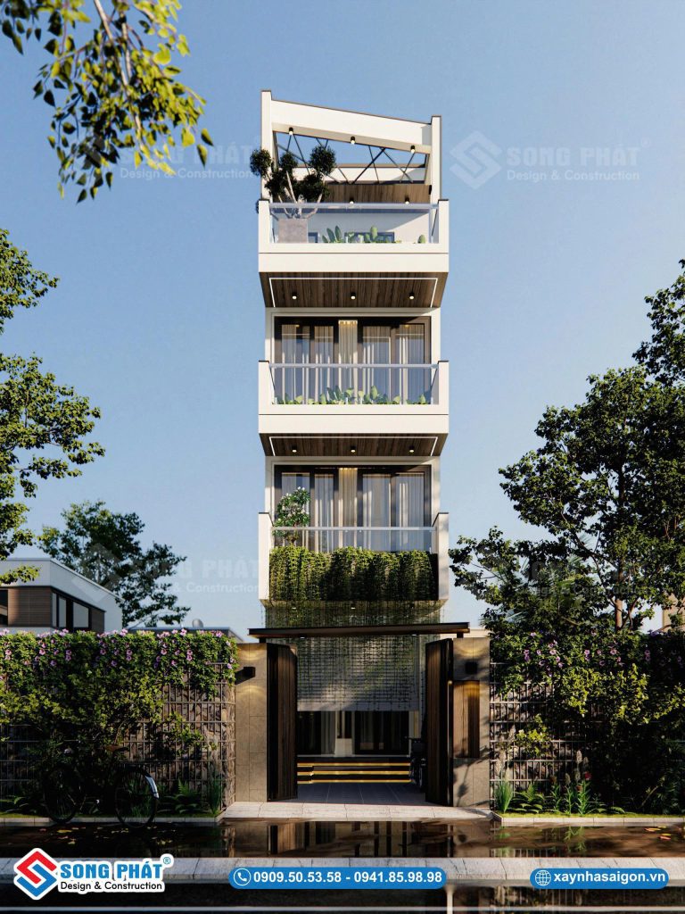 Nhà 1 trệt 2 lầu sân thượng 4x17m5, CĐT chị Bình - Tân Phú
