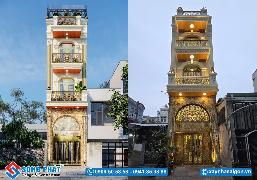Nhà 1 Trệt 2 lầu sân thượng 4x16m, CĐT Anh Công - Quận 12