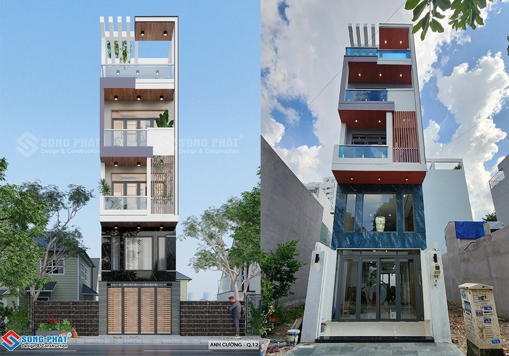 Nhà 1 trệt 1 lửng 3 lầu 4x15m CĐT Anh Vinh - Bình Tân
