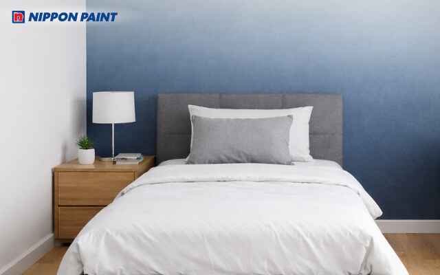 Sơn hiệu ứng Ombre xanh dương độc đáo kích thích trí tưởng tượng và khả năng sáng tạo