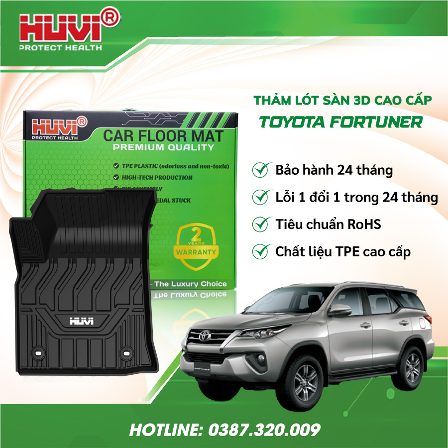 Thảm lót sàn ô tô Toyota Fortuner 2017-2023